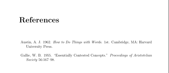 参考文献（Chicago形式）